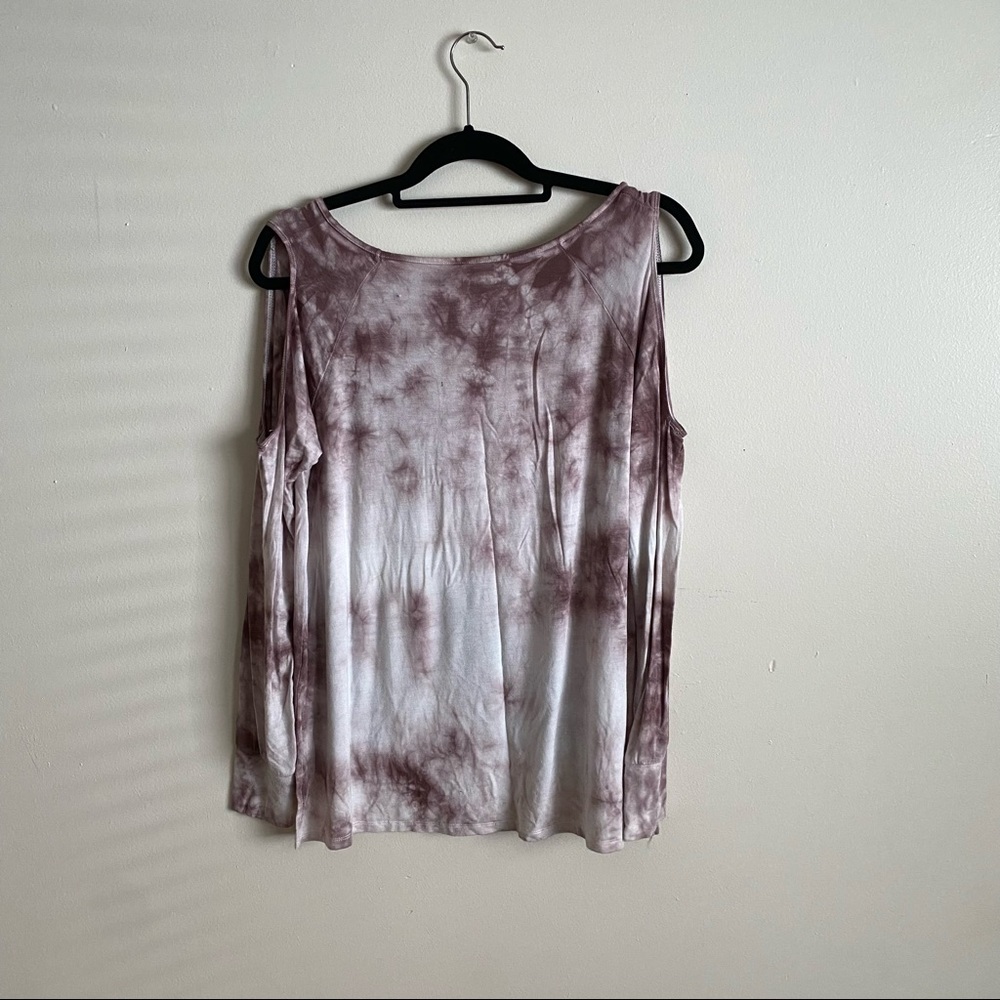 Pink and White Tie Dye Shirt - Picture 3 of 5